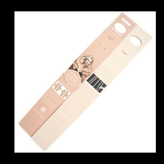 Hair Extension Backing Cards