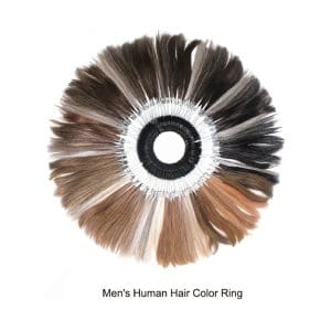 Men’s Human Hair Color Ring