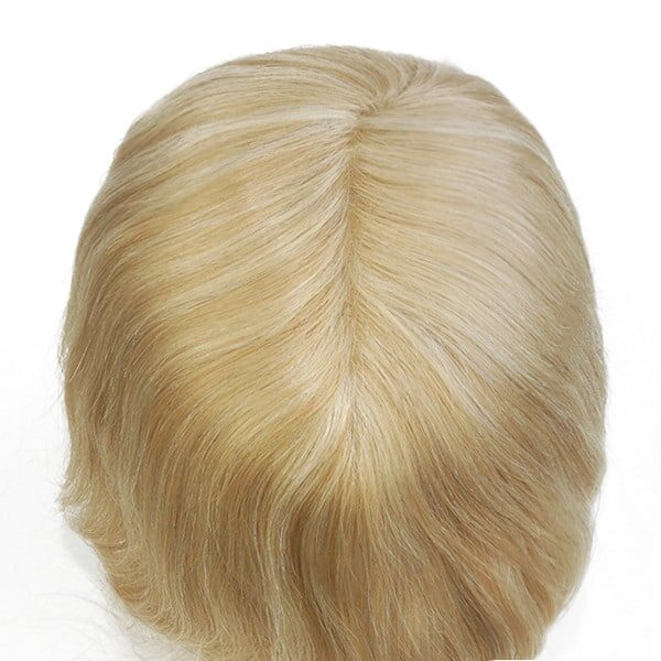 Skin with Gause all over Women's Hair Piece (4)