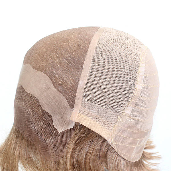 NM001 Parrucca Medica Personalizzata col Lace Frontale e Mono Top con Anti Silicone per Perdita di Capelli all'Ingrosso