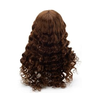 NW7179 Custom Mono Base Loose Curly Human Hair Wig for Women Wholesale