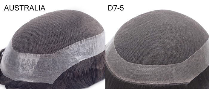 The Differences Among Our Popular Stock Toupees AUSTRALIA, D7-3, D7-5 and MF1