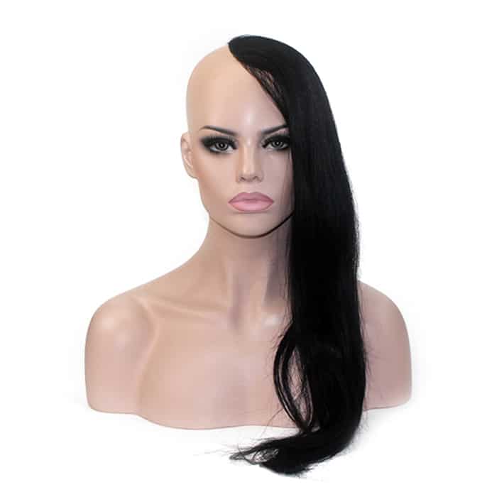 NW872-Women-Toupee-Skin-Half-Wig-Long-Black-Hair-4