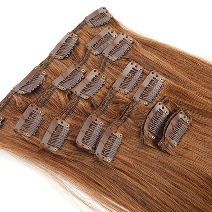 Seamless Clip-In Hair Extensions Wholesale,16 Clips/20 Clips