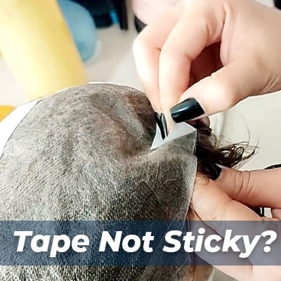 How-to-make-tape-stickier-on-a-brand-new-hair-system