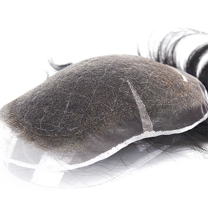Customized Super Natural Lace Hair Piece for Men Wholesale