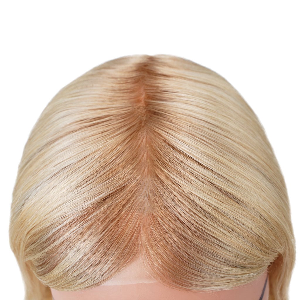 Women‘s-Toupee-Injected-Hair-Blonde-Ombre-8T253