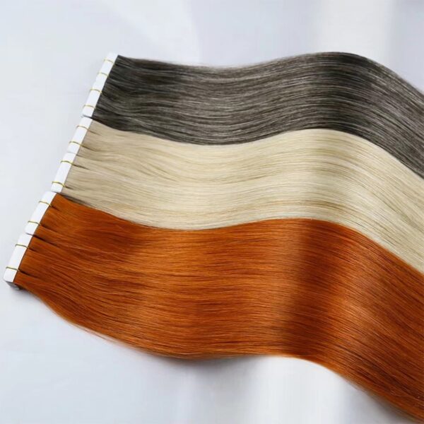 Tape-In-Hair-Extensions-in-Orange-Color-350-4