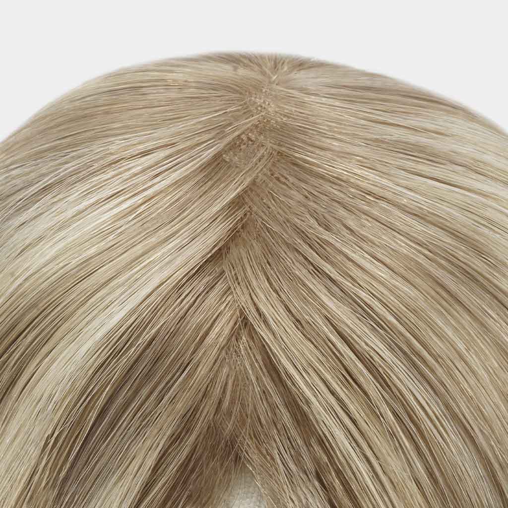 Julie Fine Monofilament Hair Topper in Cuticle Remy Hair