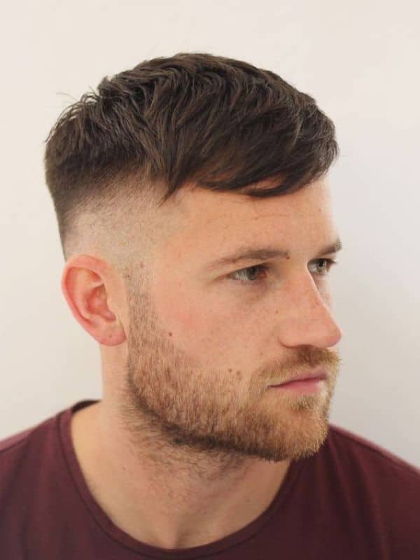 Short-Fade-With-Styled-Side-Bangs-for-Receding-Hairline