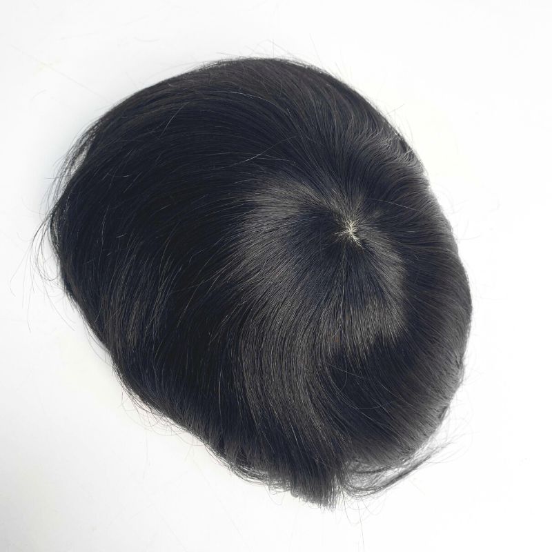 S15-Système de coiffure supérieur en soie-avec-dos-et-côtés-PU-3