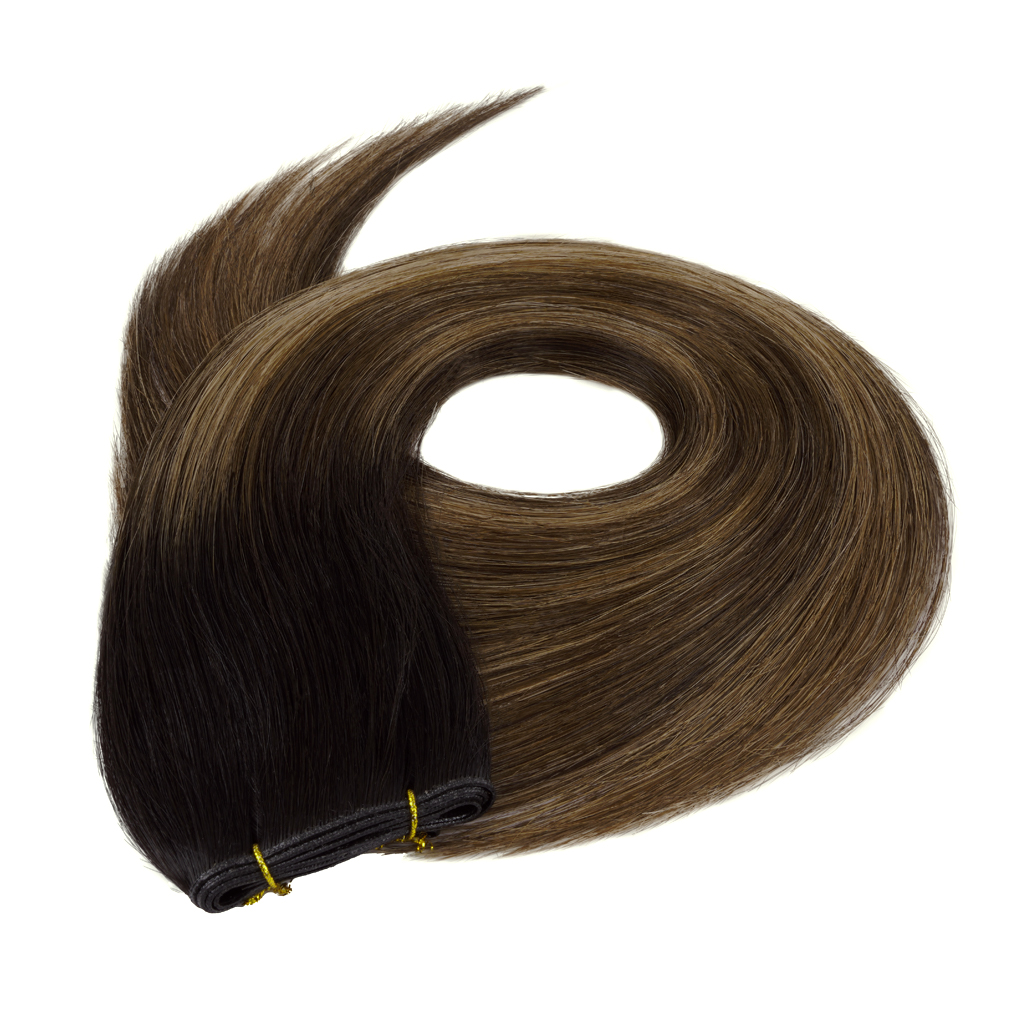 GENIUS WEFT Hair Extensions in Balayage Wholesale T1BP2/4/17 New