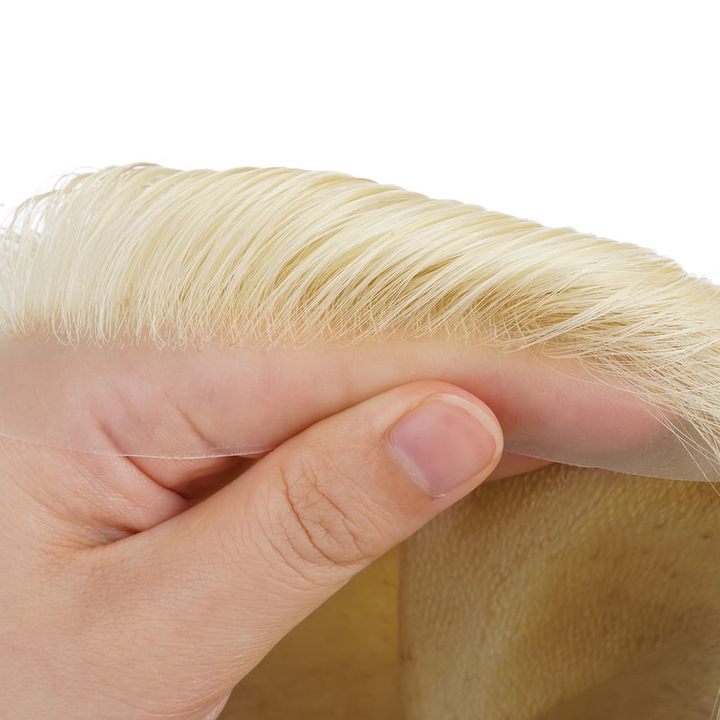 HS1W Toupee pour femmes avec cheveux Remy et base de peau Wholesale (4)