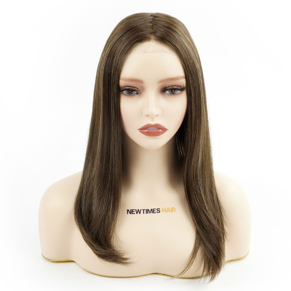 HEATHER Remy Hair Medical Wig with Hand-Tied Lace wholesale at Newtimes Hair (3)