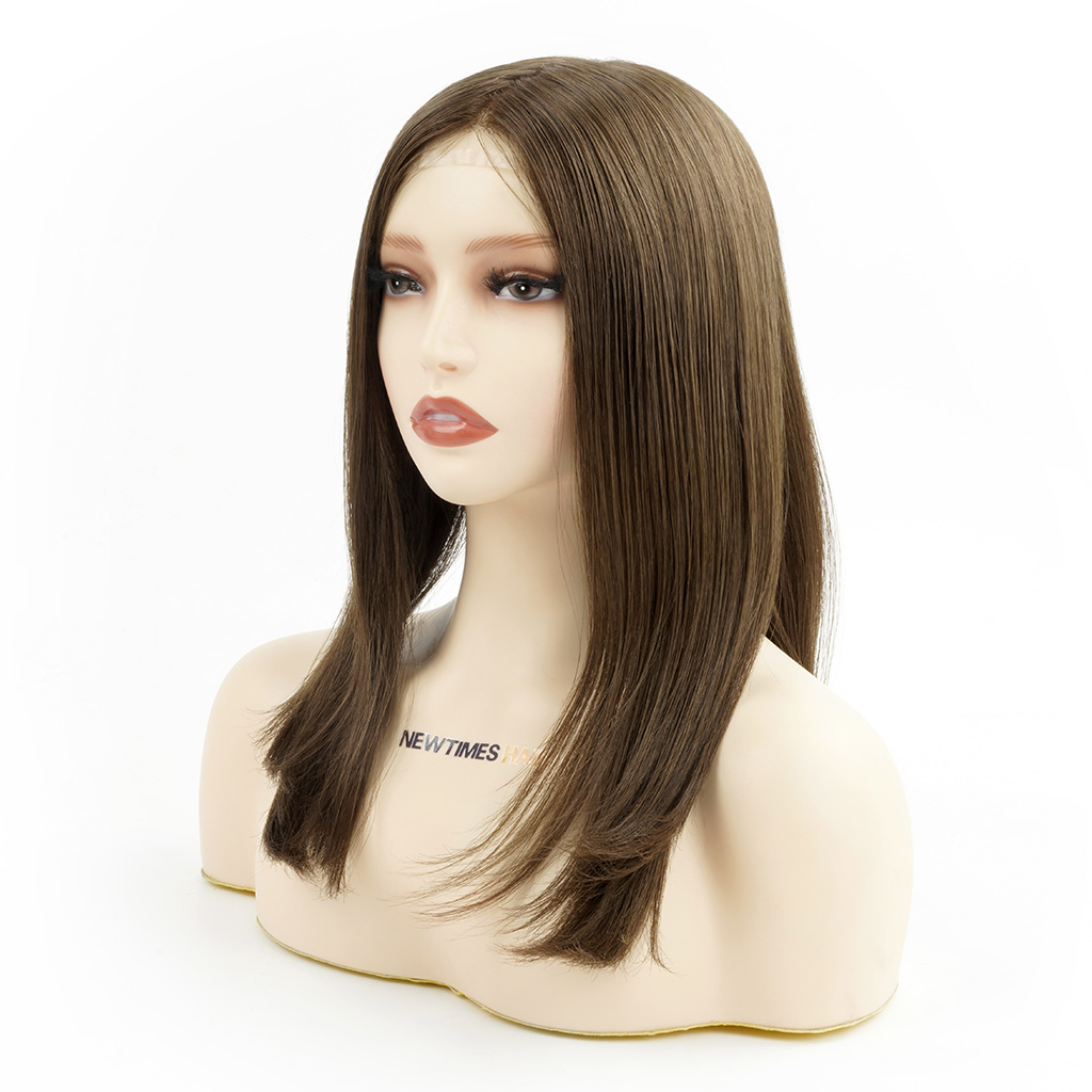 NATALIE Medical Wigs Premium Mongolian Remy Hair for caucasion women Newtimes Hair (3)