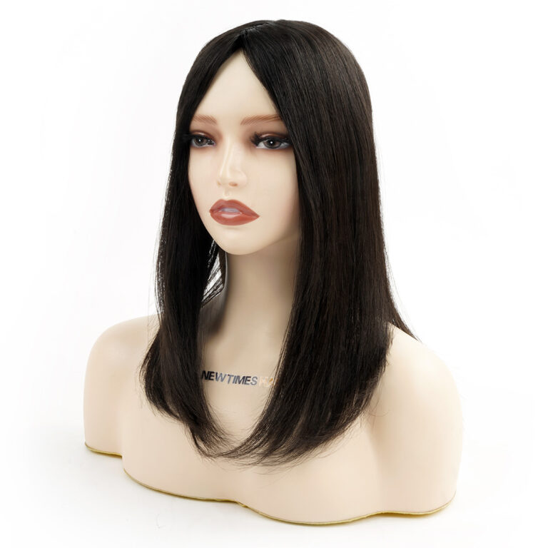 Teena Silk Top Fishnet Hair Topper With Mongolian Hair