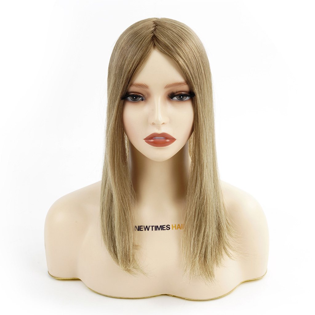 kailani remy human hair topper rooted color