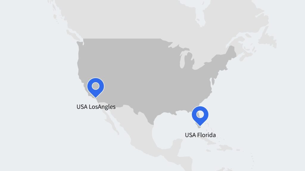Dual coastal shipping map - Newtimes Hair US