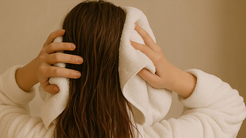 wiping Genius Wefts dry
